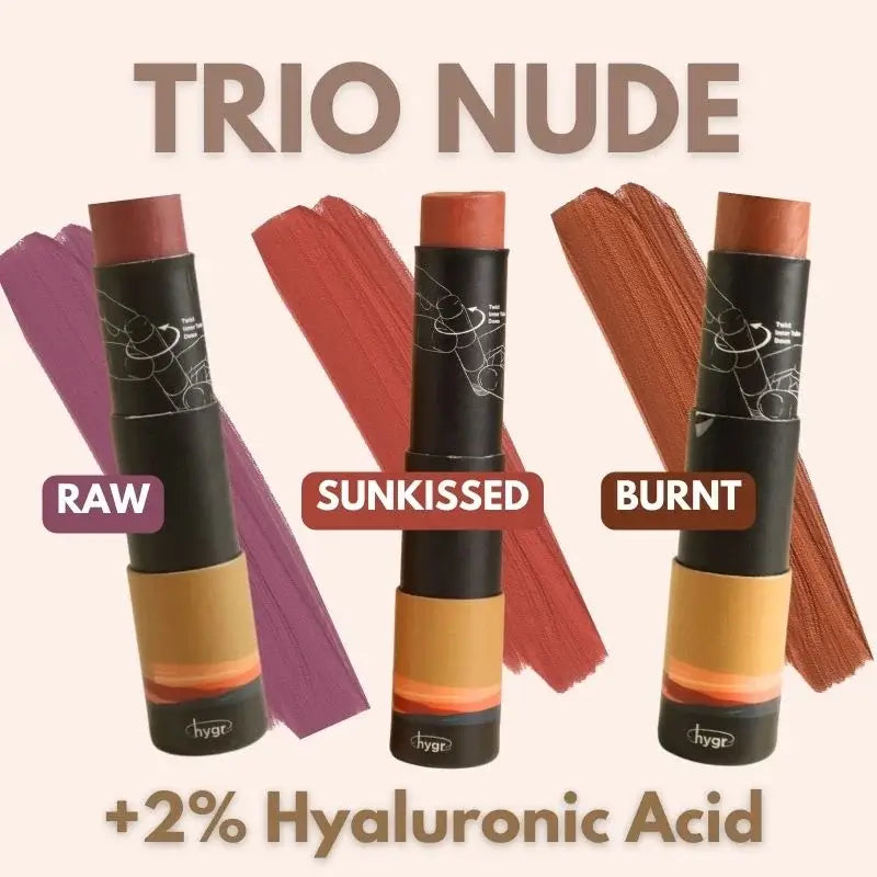 Trio Nude Tinted Lip Balm Bundle