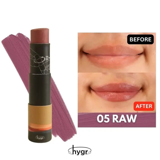 [Raw] Natural Tinted Lip Balm + 2 % Hyaluronic Acid