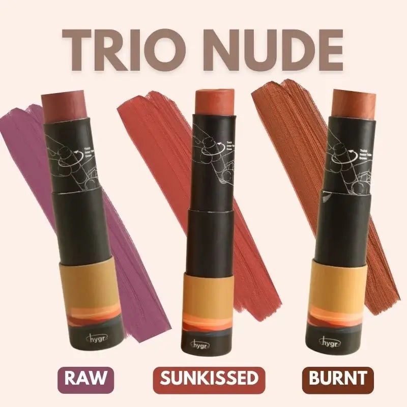 Trio Nude Tinted Lip Balm Bundle