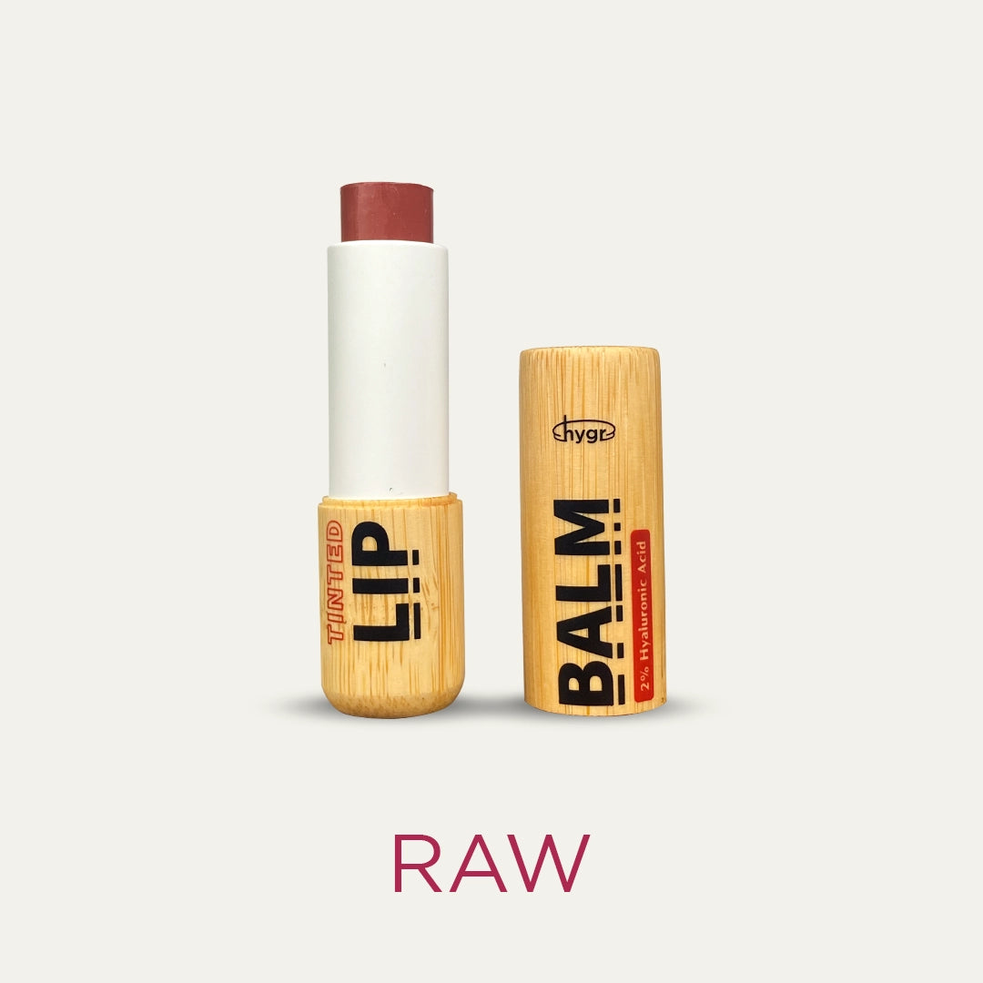 [ALL] Bamboo Refillable Natural Tinted Lip Balm + 2 % Hyaluronic Acid