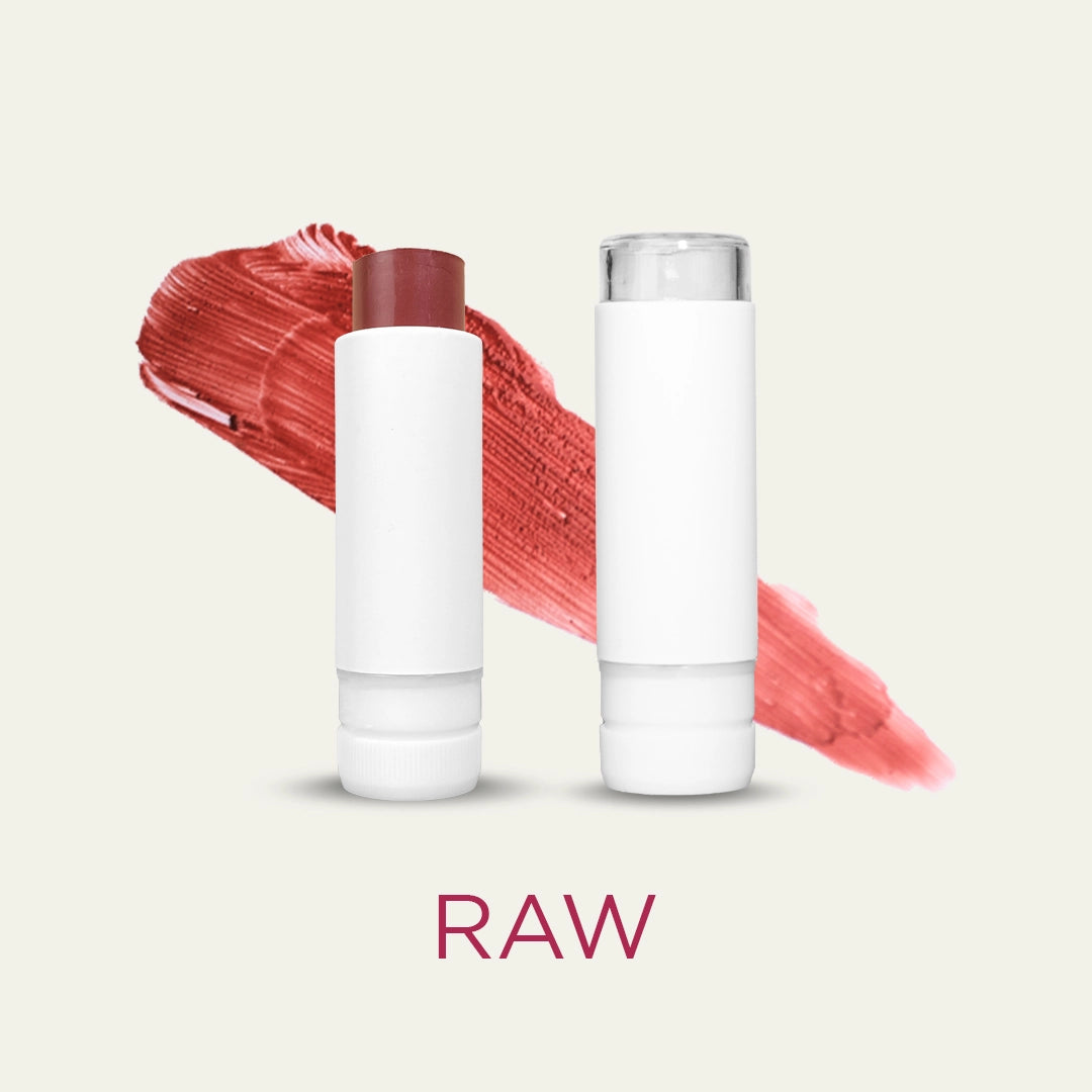 [ALL] Bamboo Refillable Natural Tinted Lip Balm + 2 % Hyaluronic Acid