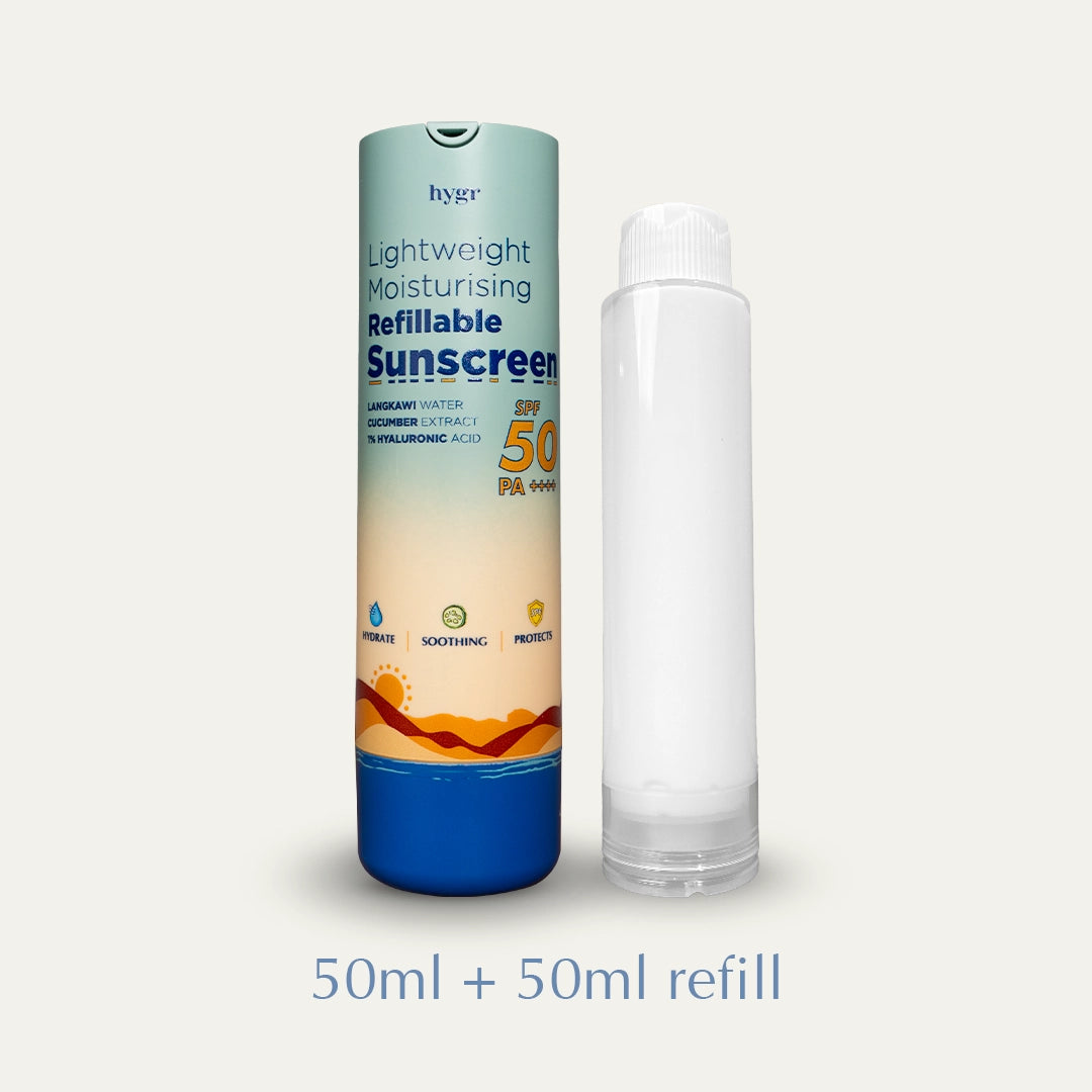 Lightweight Moisturising Refillable Sunscreen