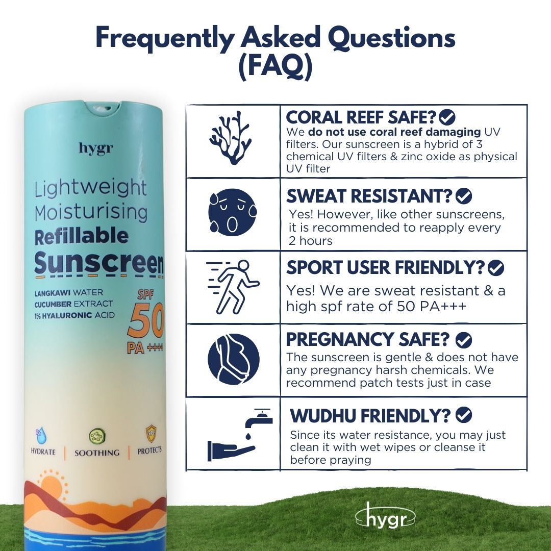Lightweight Moisturising Refillable Sunscreen