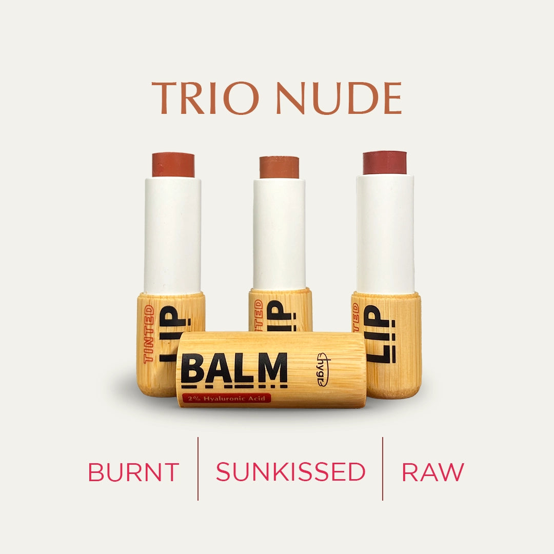 [ALL] Bamboo Refillable Natural Tinted Lip Balm + 2 % Hyaluronic Acid