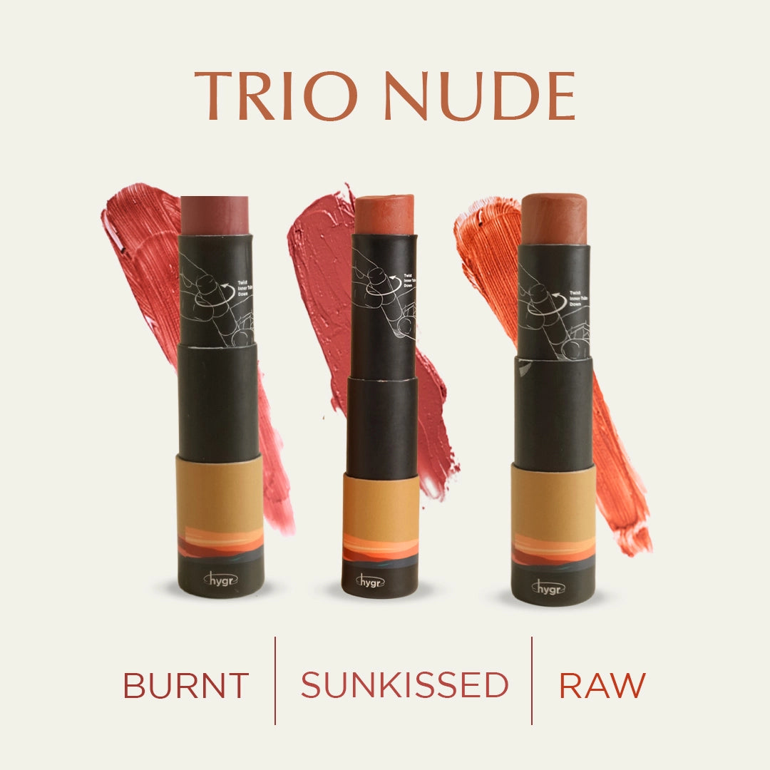 Trio Nude Tinted Lip Balm Bundle