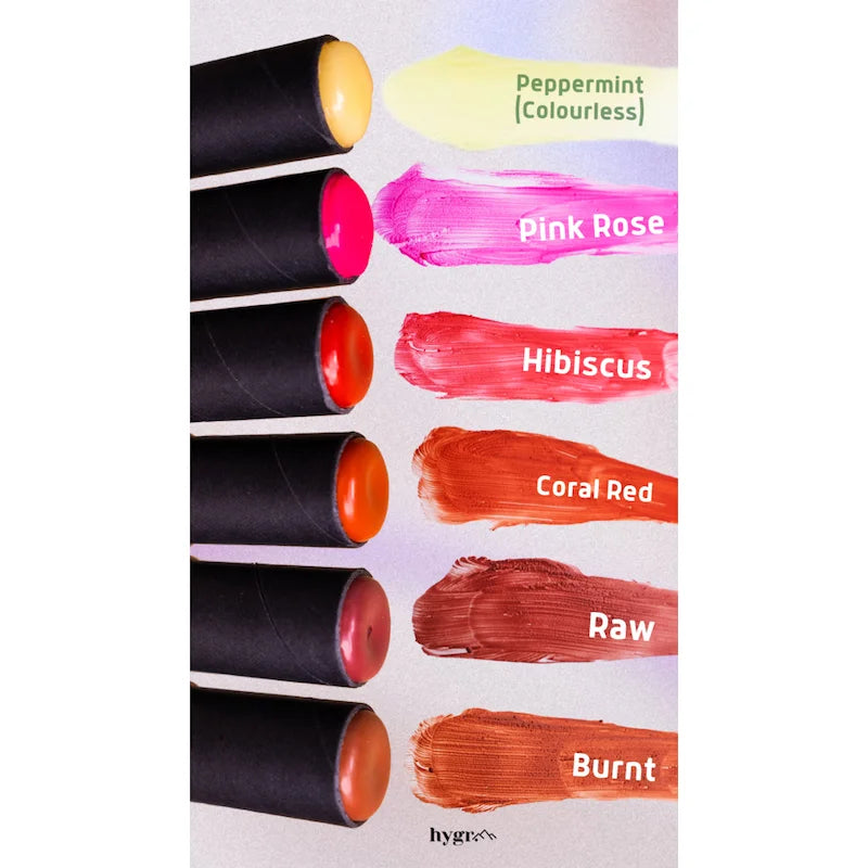 [Pink Rose] Natural Tinted Lip Balm + 2 % Hyaluronic Acid