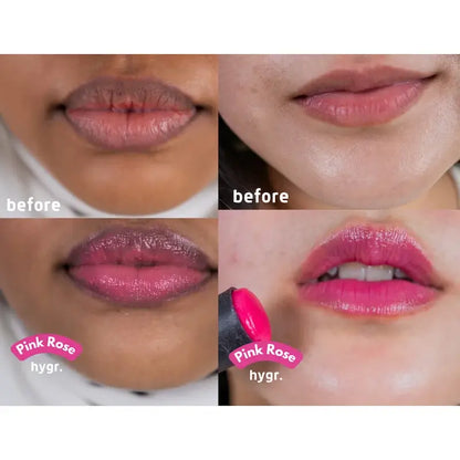 [Pink Rose] Natural Tinted Lip Balm + 2 % Hyaluronic Acid