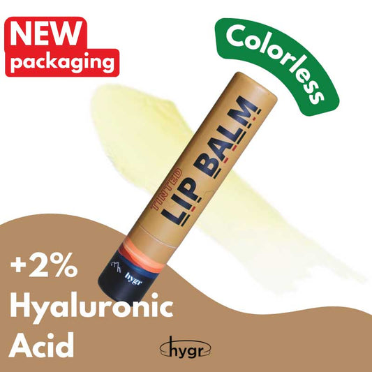 [Colorless] Natural Tinted Lip Balm + 2 % Hyaluronic Acid